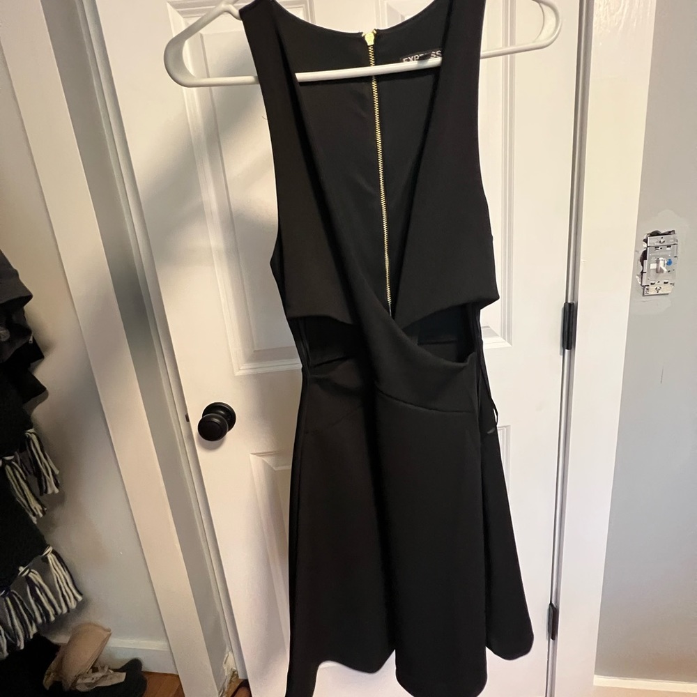 Black express dress size 4